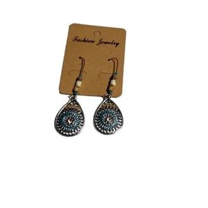 Bohemian Vintage Dangle Drop Earrings Women’s Fishnet Hook